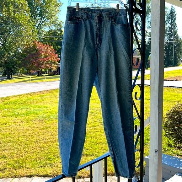 ⭐️ Faded Glory vintage light wash denim jeans high rise women 12